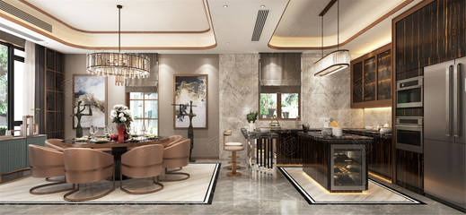 北上海至尊别墅装修效果图解析与费用指南