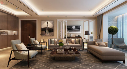 沿河东路80平现代简约三居 小户型空间放大与质感生活实景图鉴