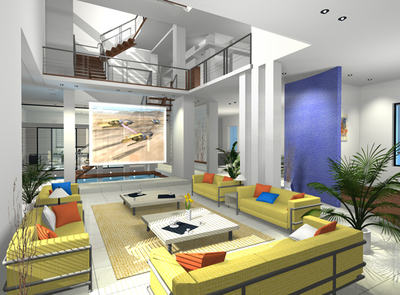 住宅室内装饰装修的艺术与实践——从客厅效果图看现代家居设计